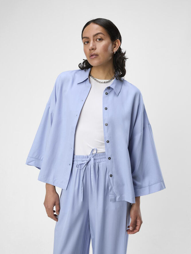 Object OBJTILDA BOXY SHIRT NOOS Brunnera blue/col