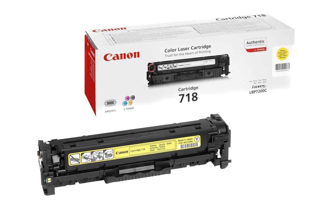 Toner 718 / 2659B002 YellowToner, gelb