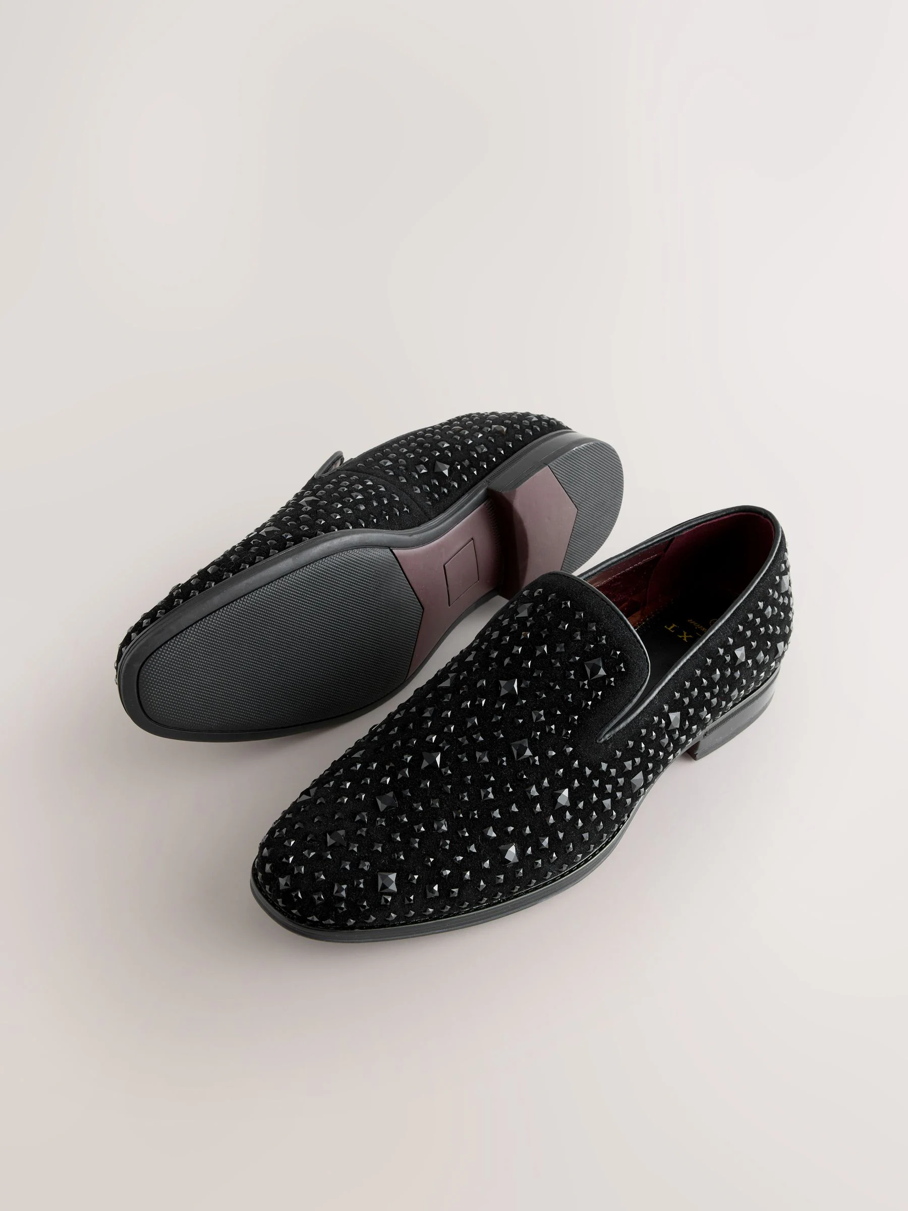 Zwart - Jewel Trim Loafers