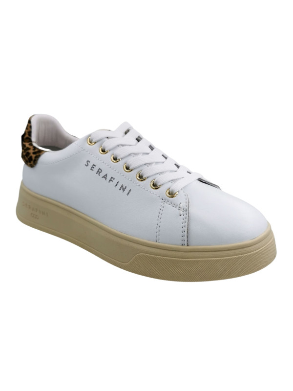 Baskets J.CONNORS White Animalier - Serafini