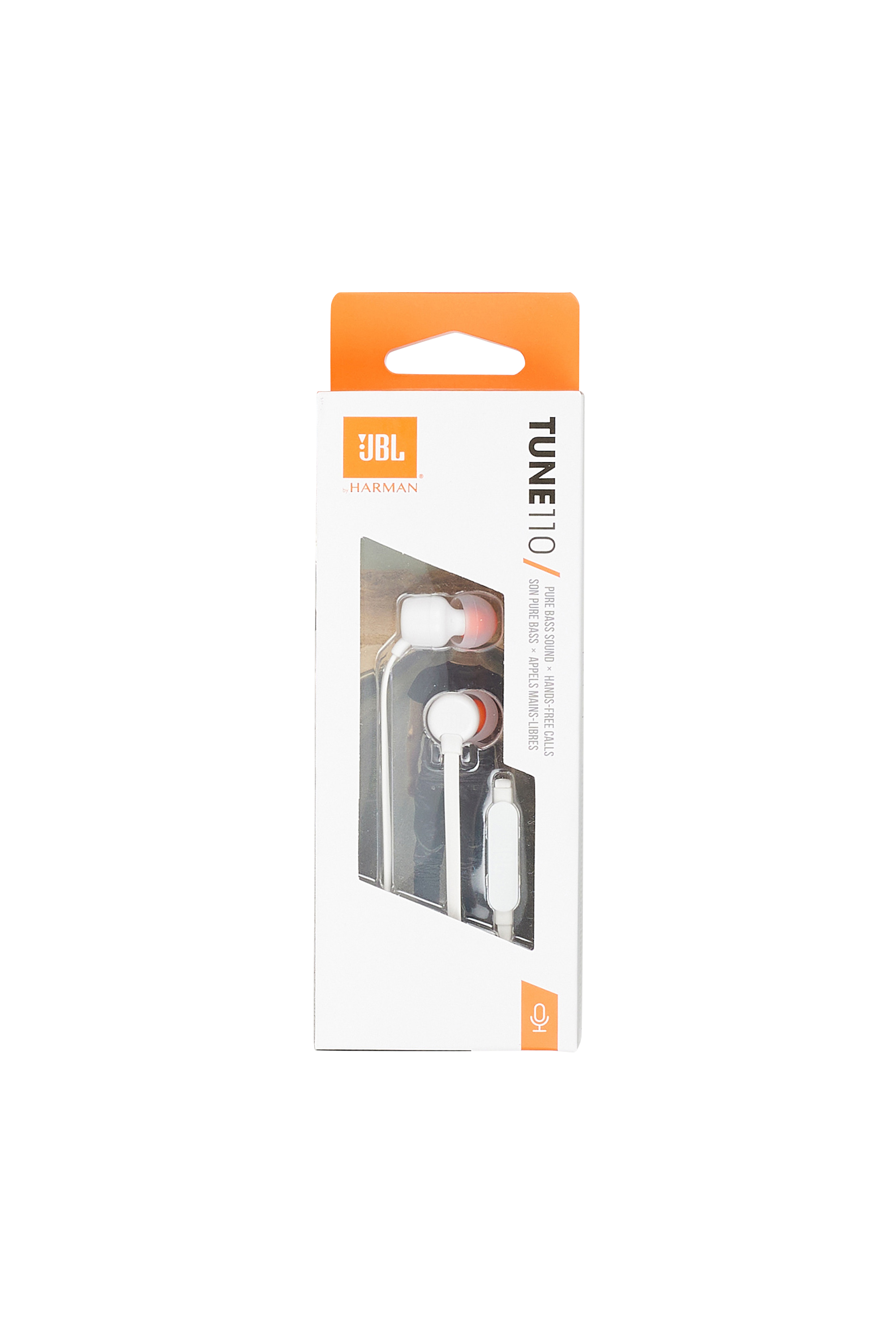 JBL Écouteurs intra-auriculaires Tune 110 Blanc