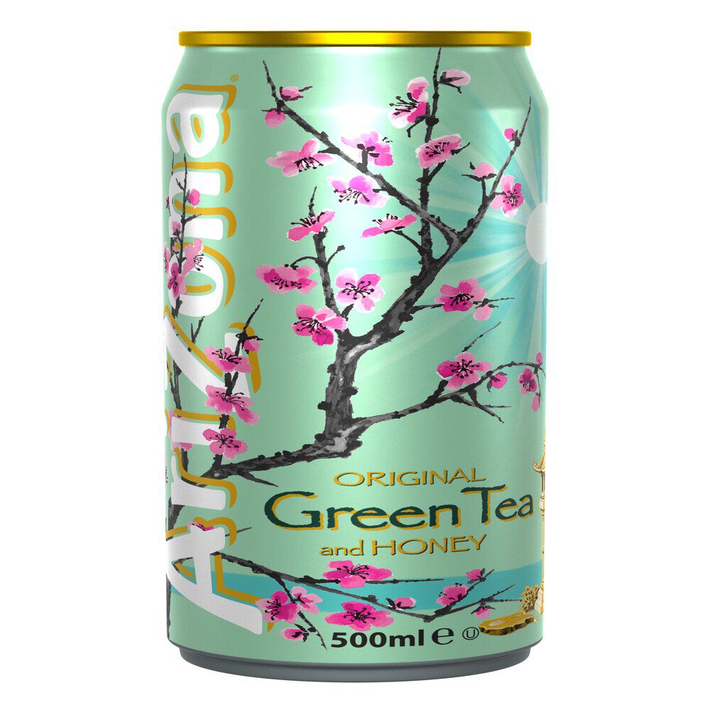 Canette boisson Arizona thé vert 50cl