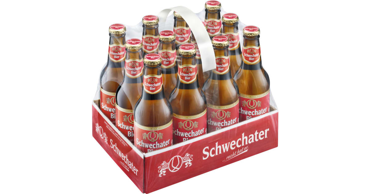 Schwechater Bier Vollbier Tray 12x 0,33 Liter (Einweg)