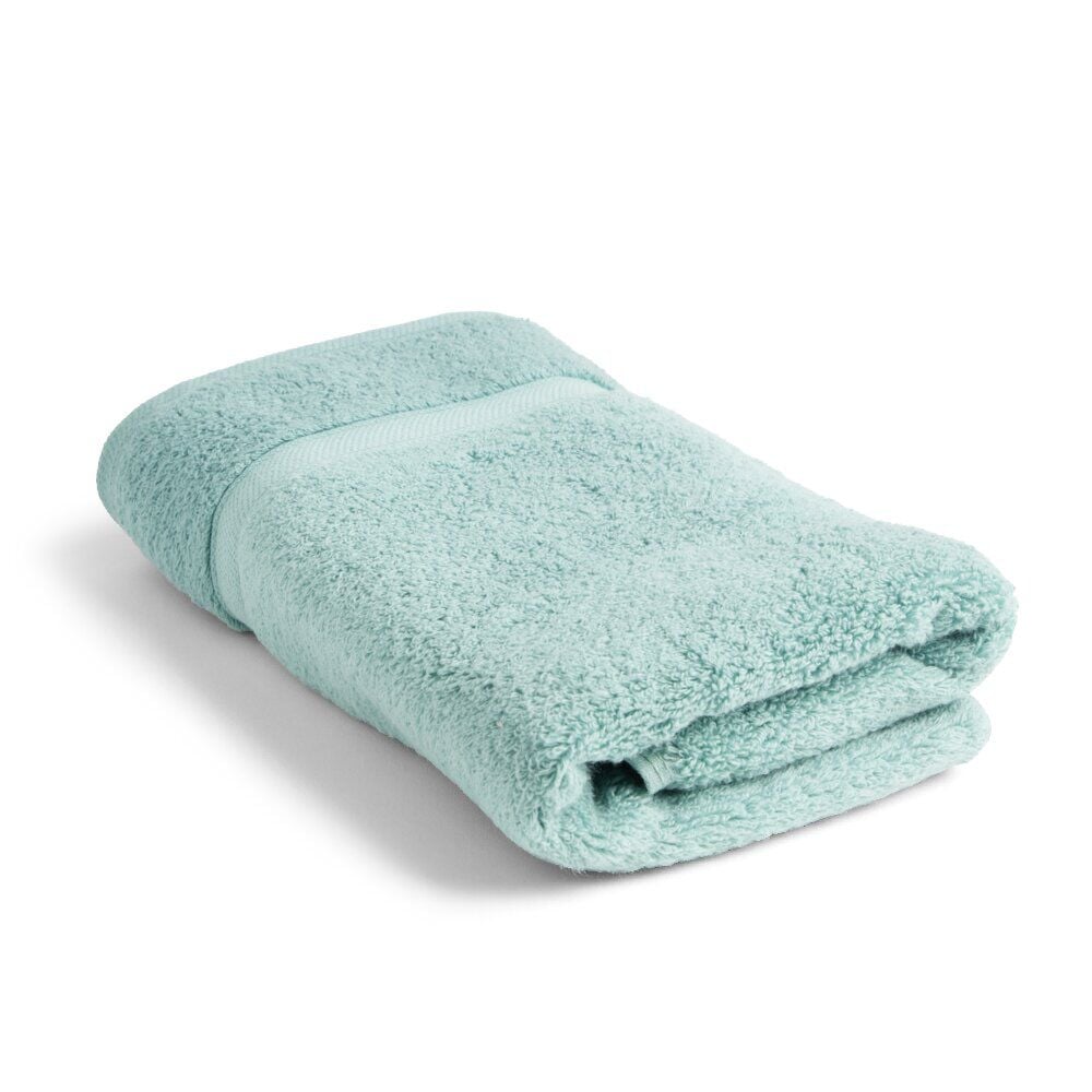 Serviette de toilette coton 50x90cm bleu ou rose