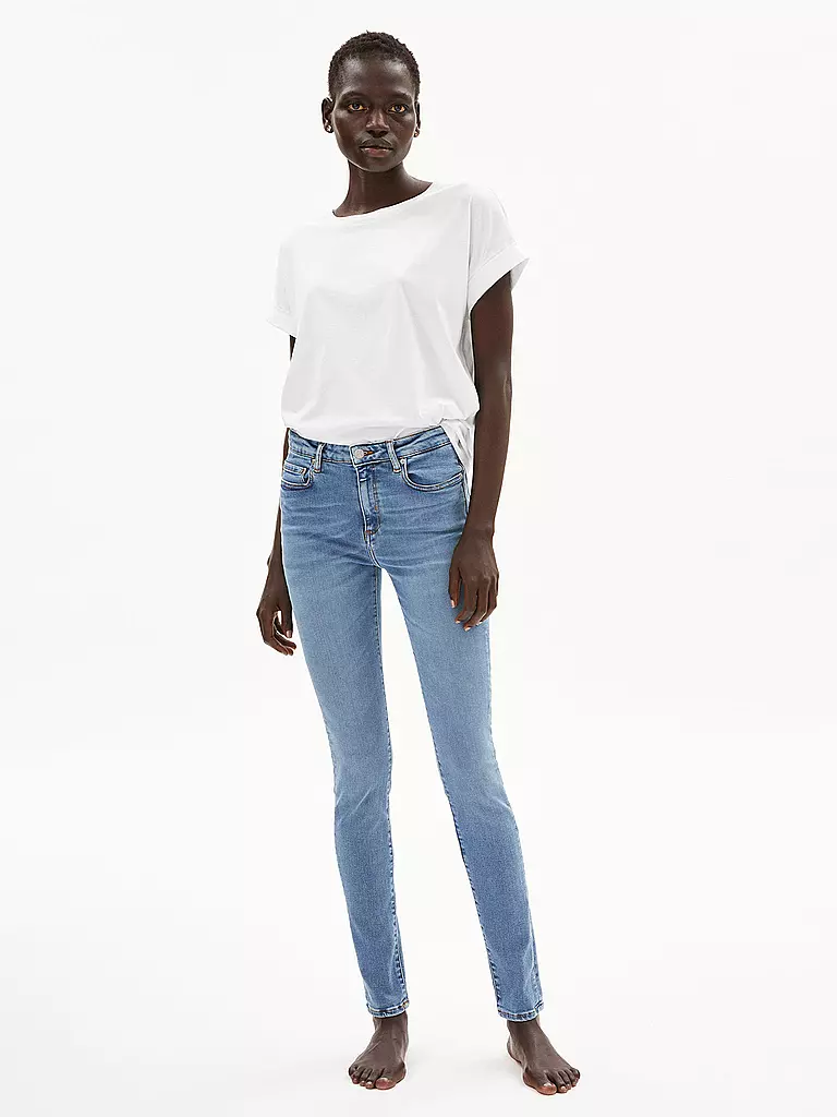ARMEDANGELS Jeans Skinny Fit TILLAA X STRETCH hellblau