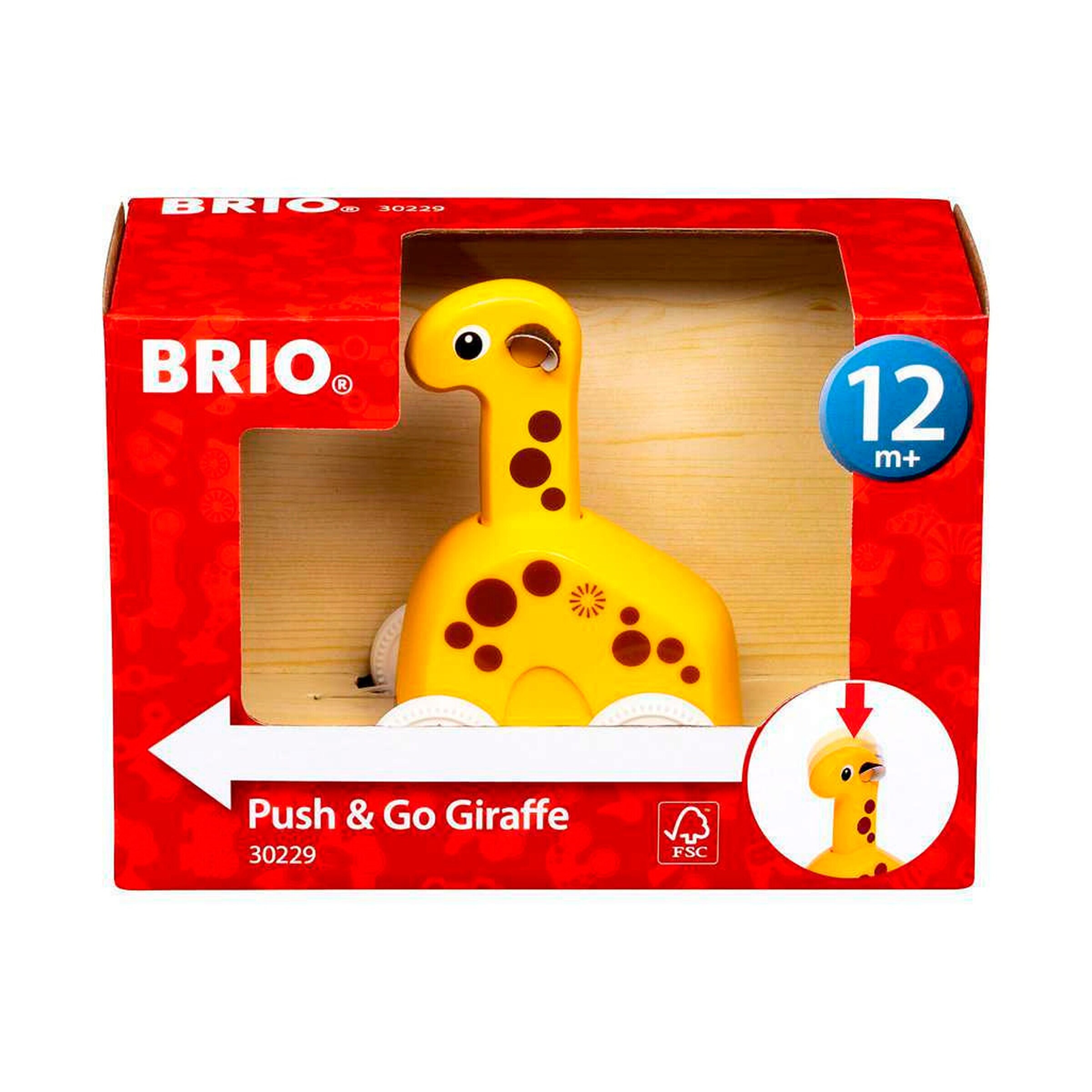 BRIO Push & Go Giraffe