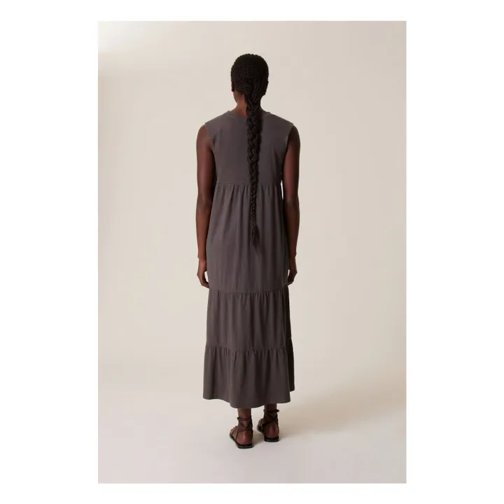 Leon & Harper Robe Ryo Coton Bio | Charbon