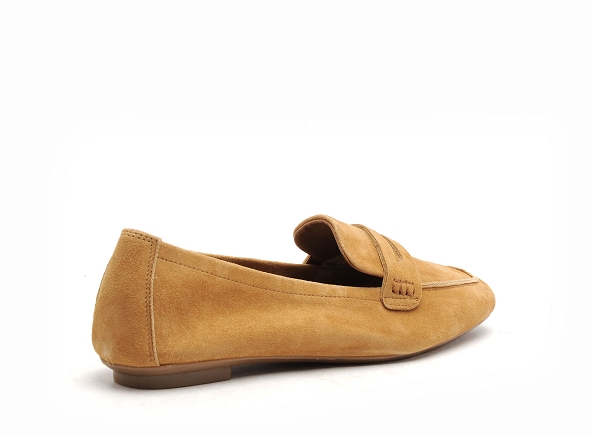 Reqins basses femme hema cuir velours marron