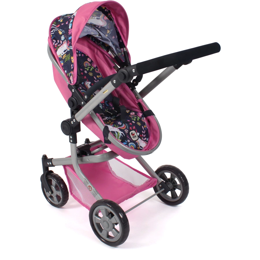 BAYER CHIC 2000 Kombi-Puppenwagen MIKA Einhorn