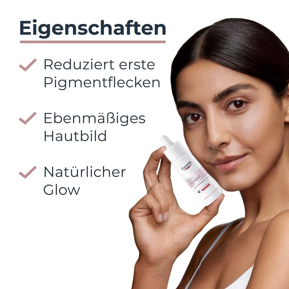 Eucerin® Anti-Pigment Serum mit Thiamidol® und Hyaluronsäure, Teint perfektionierend gegen Pigmentflecken