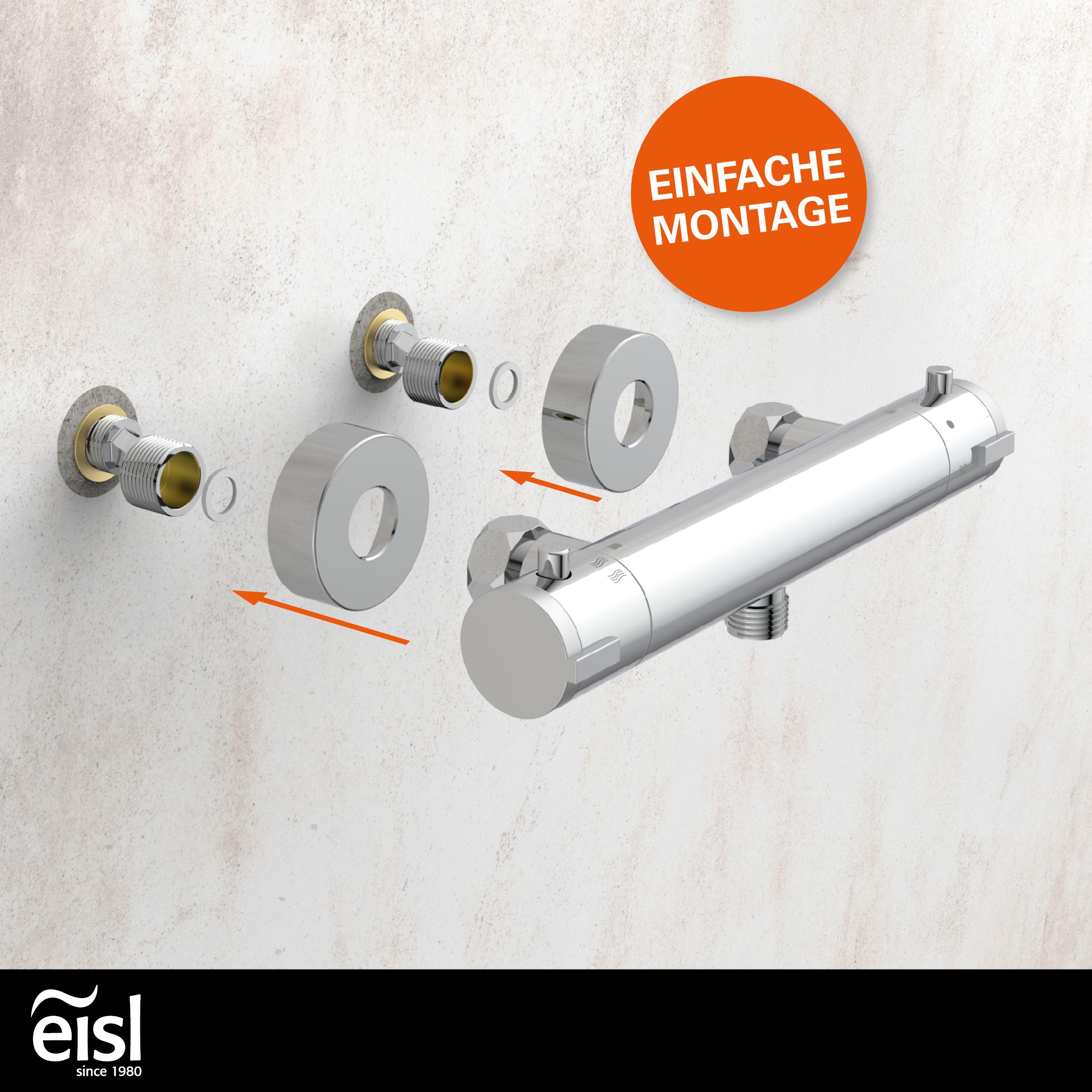 EISL Duscharmatur CLAUDIO mit Thermostat, Chrom