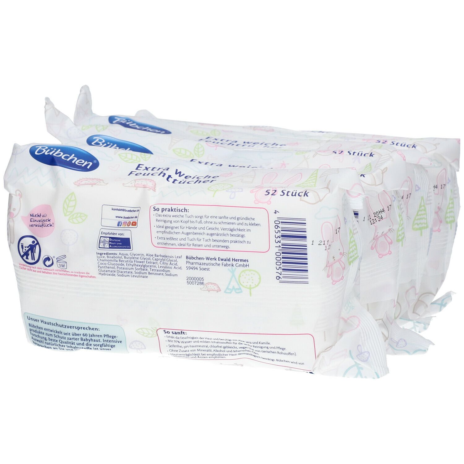 Bübchen® sensitive Feuchttücher