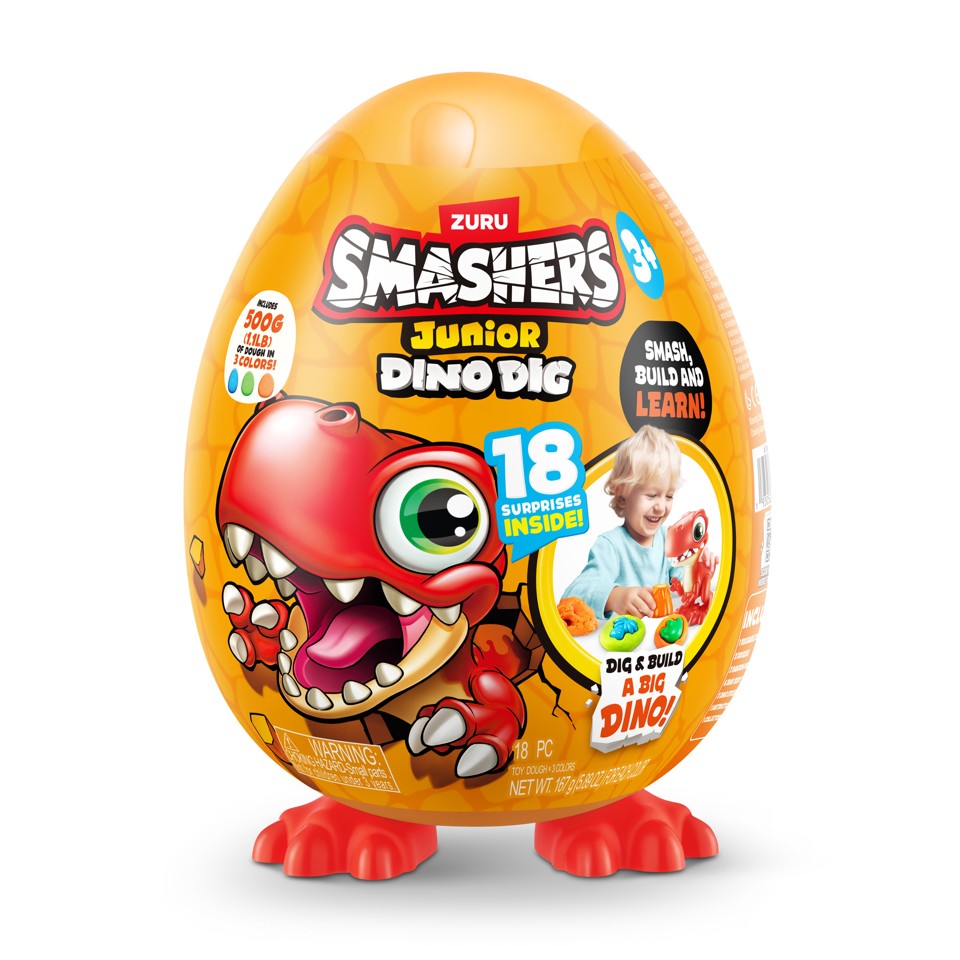 Smashers - Junior Dino Dig, Small Egg S1 Assorteret