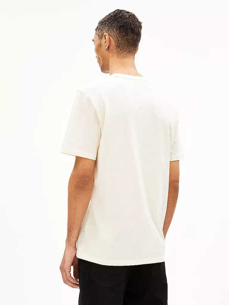 ARMEDANGELS T-Shirt JAAMES ROCKS  creme