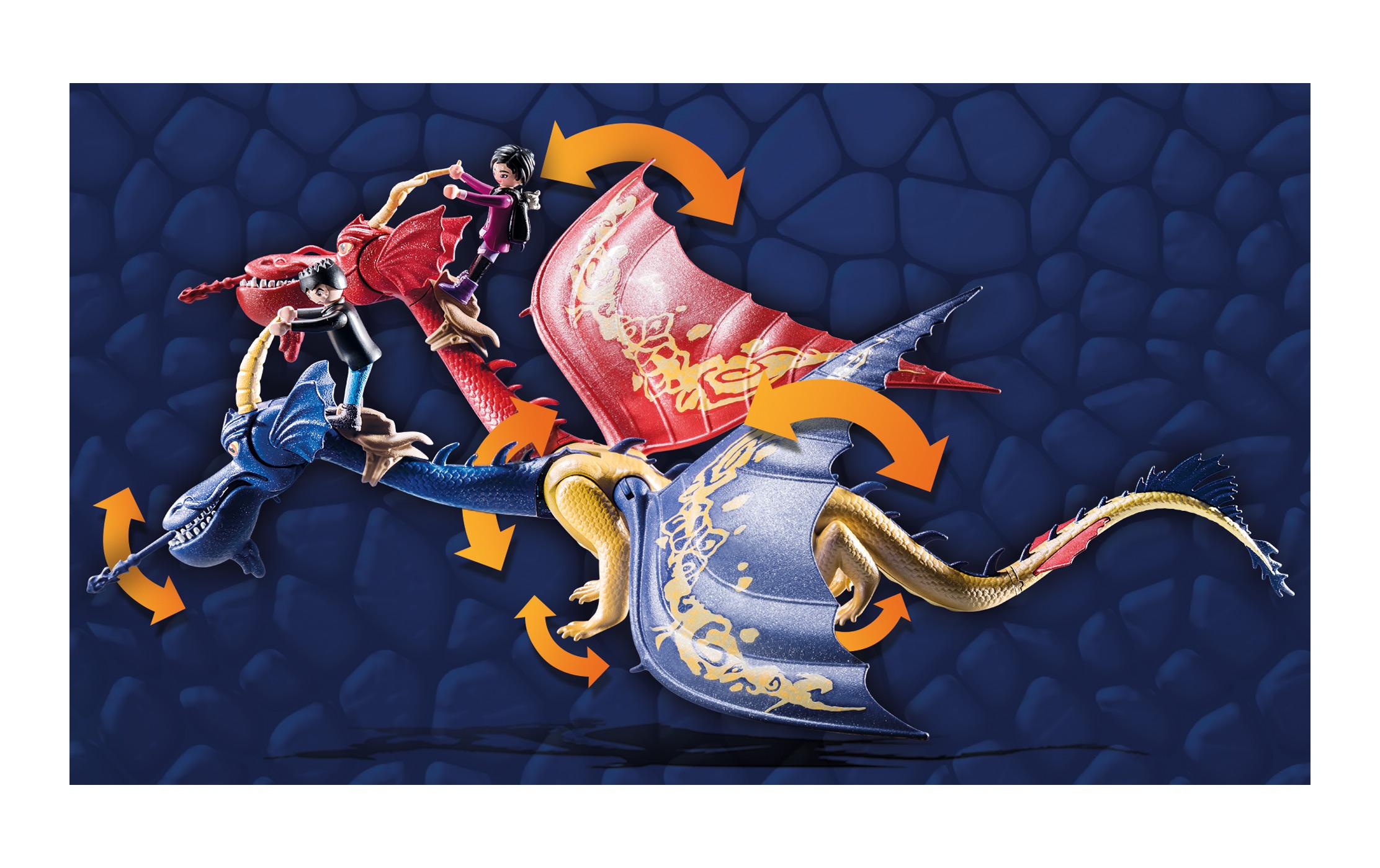 Dragons The Nine Realms – Wu & Wei mit Jun 71080Drachen-Spielset