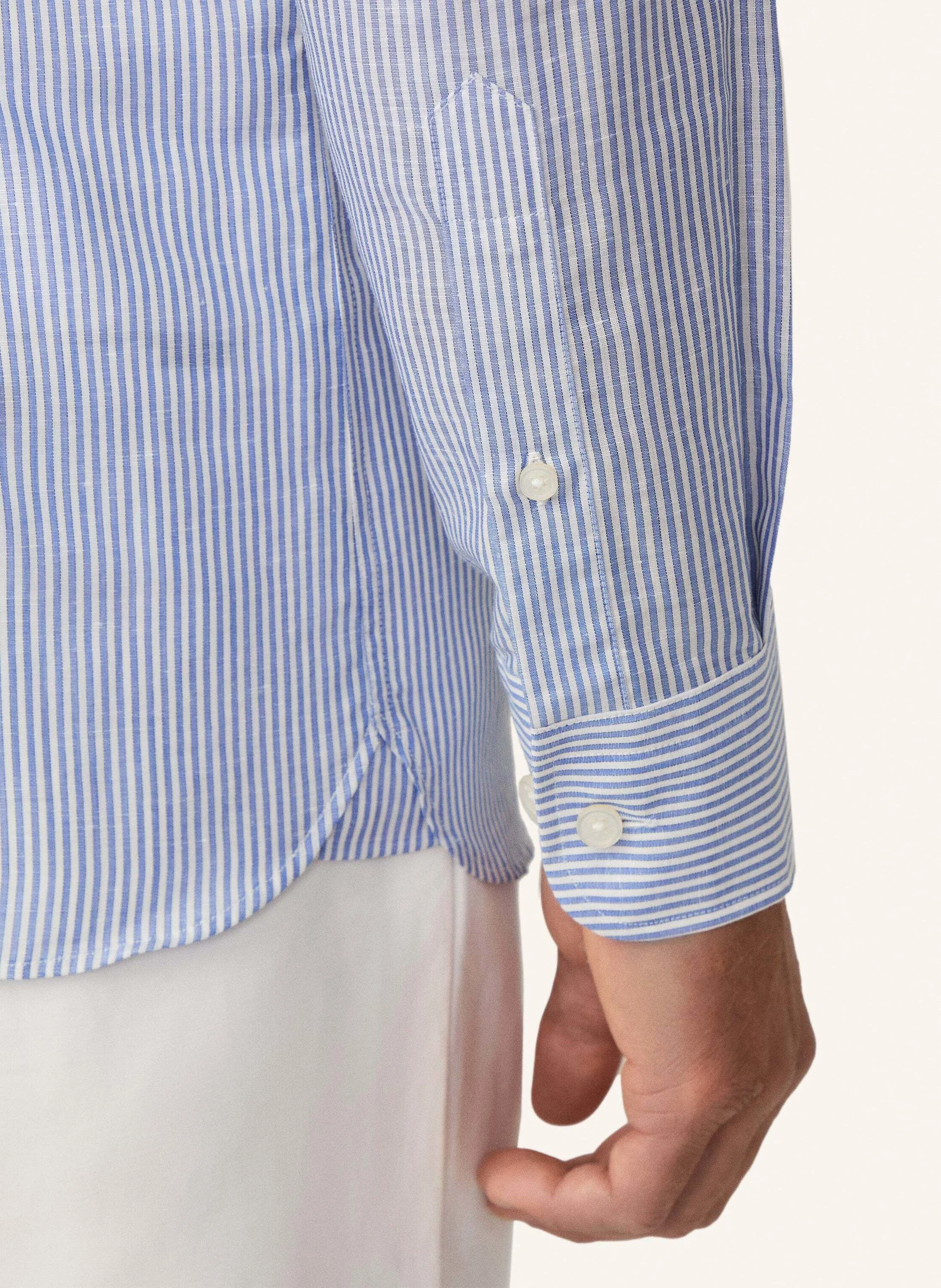 HACKETT LONDON Freizeithemd LINEN BENGEL STRIPE