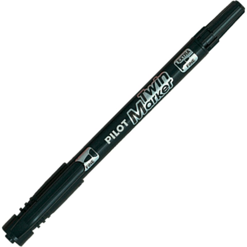 Pack de 16 marqueurs permanents Twin pointe fine/extrafine Pilot + 4 offerts