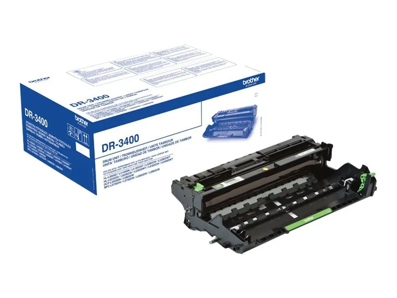 Brother DR3400 - Tromlekit - for Brother HL-L5000, L5100, L5200, L6300, L6400, L6450, MFC-L5700, L5750, L6800, L6900, L6950. (Dette er ikke en toner, men et tromlekit)