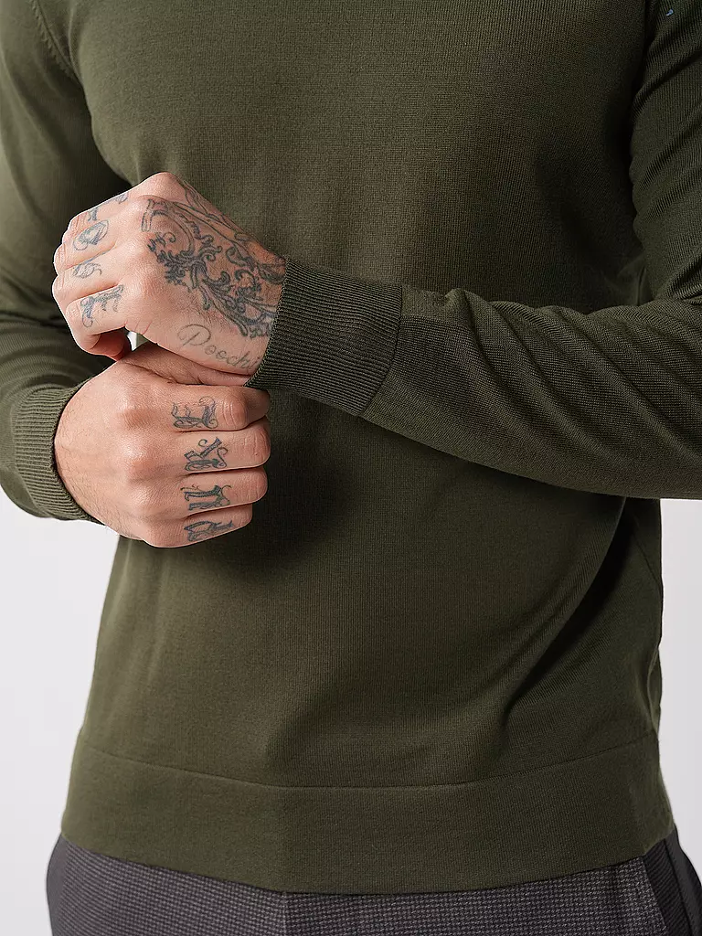 STRELLSON Pullover MAREK dunkelgrün