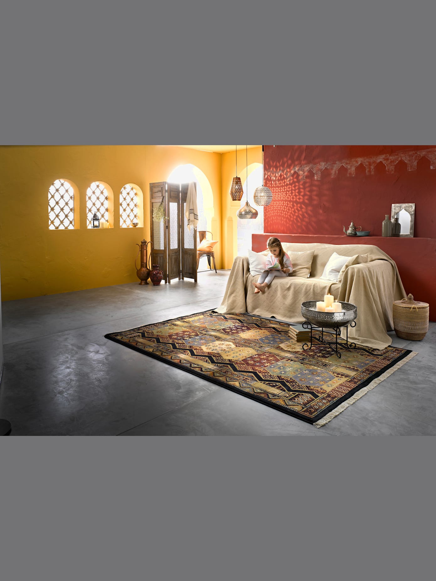 Jeté de canapé protection fauteuil tissée