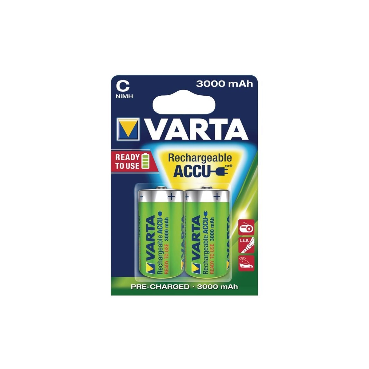 Varta Power C 3000Mah batteri (2-pakk)