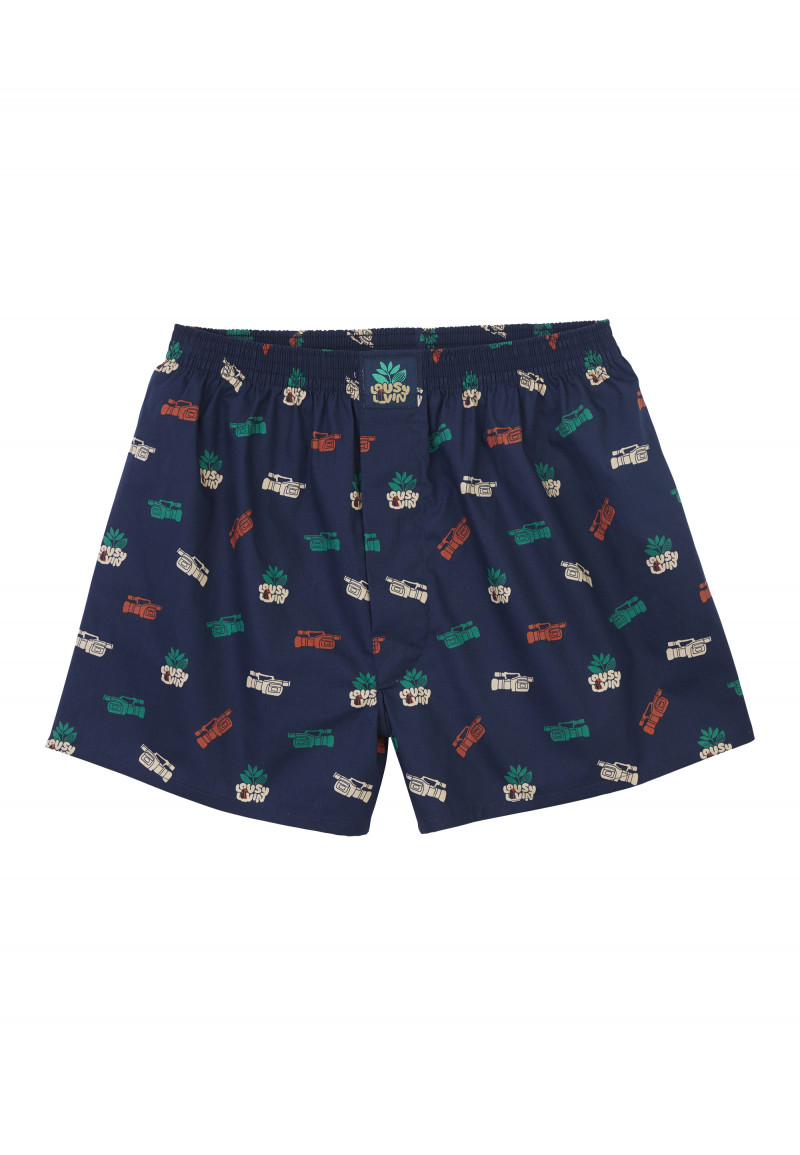 BOXERS LOUSY LIVIN - BLEU MARINE