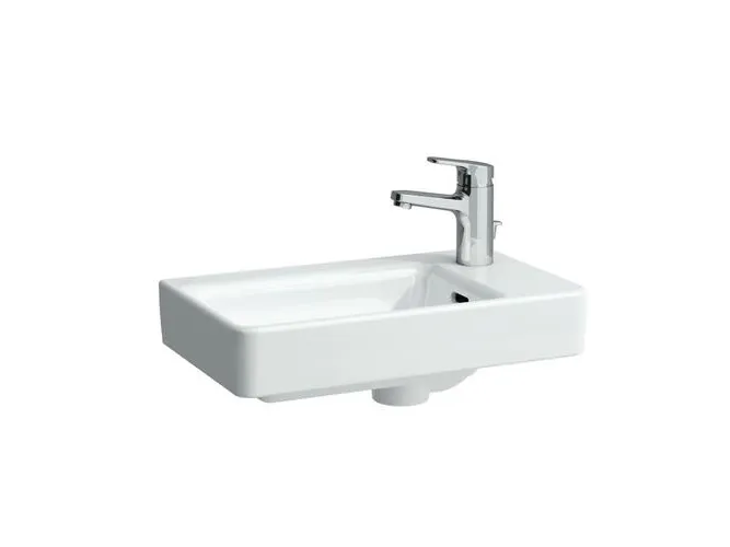 Laufen Pro håndvask 48 x 28 cm med hanehul til højre, hvid