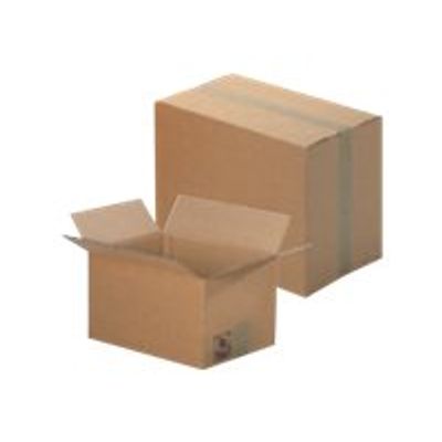 Carton caisse américaine - 20 cm x 14 cm x 14 cm - Double cannelure - Logistipack