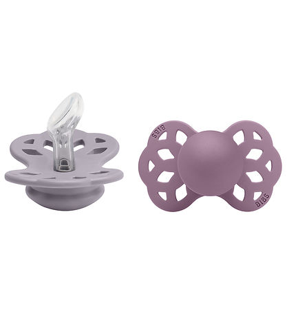 BIBS Infinity Schnuller - 2er-Pack - Gr. 1 - Anatomisch - Fossil