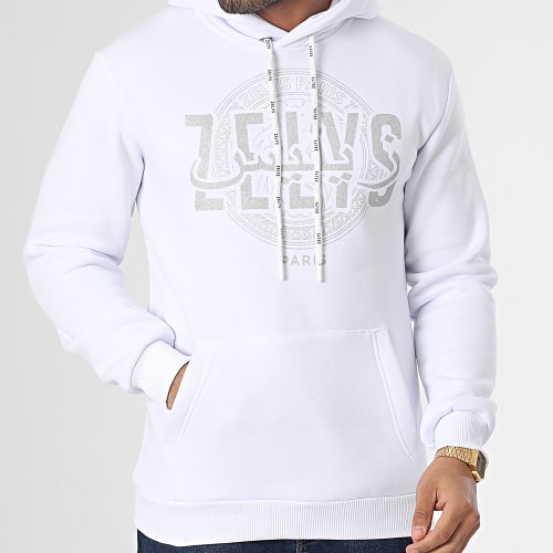 Sweat Capuche Choa Blanc Argenté