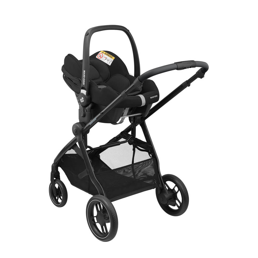 Wielen zitten regelmatig vastMC Zelia 3 Essential Black (Black Frame & Black Leather)