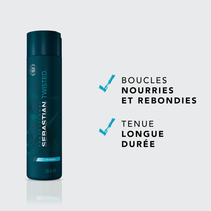 Shampooing cheveux bouclés Twisted Elastic Cleanser Sebastian 250ML