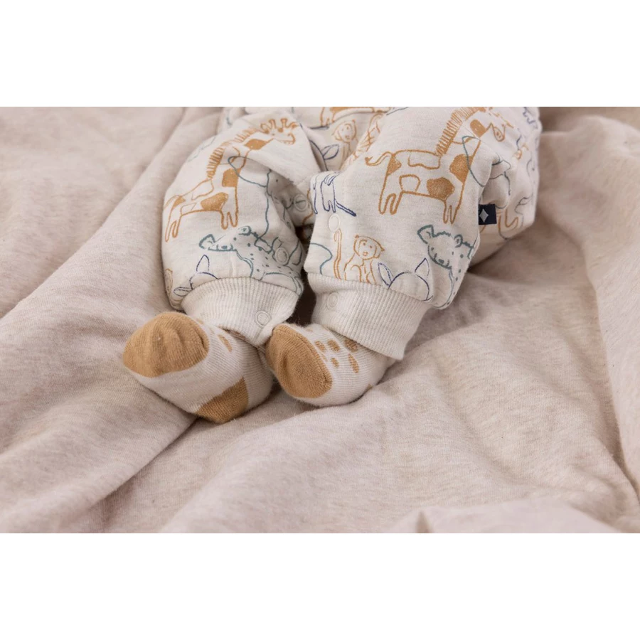 Feetje Latzhose Animals Natur Melange