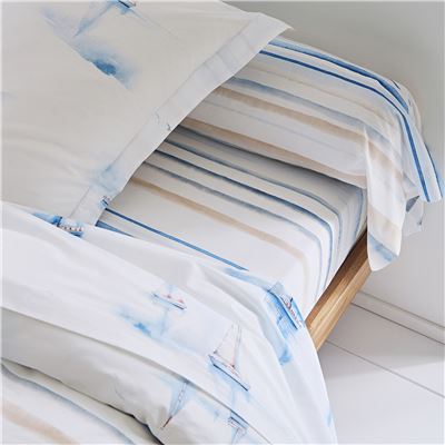 Linge de lit motif bateaux