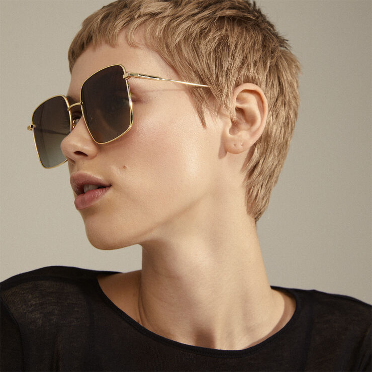 Pilgrim JONAN sunglasses brown/gold Brun