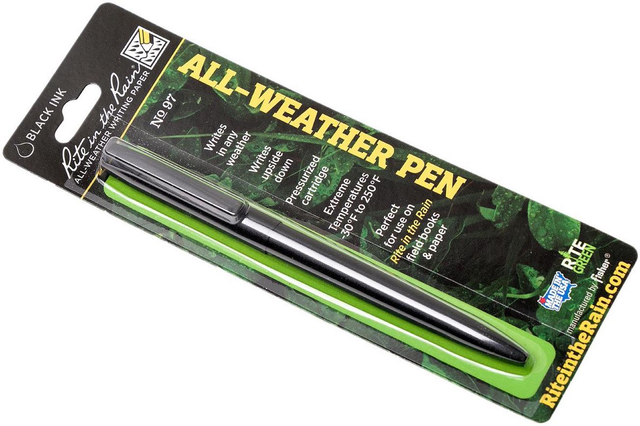 Rite in the Rain Clicker-pen zwart, 97