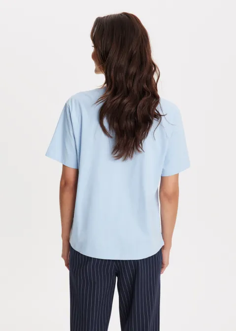 Oversized T-shirt blauw (BLW.L)
