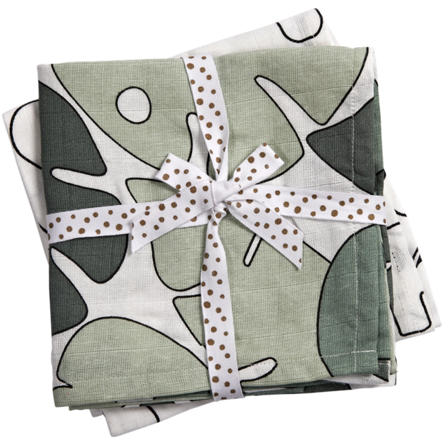 Done by Deer™ Pucktuch 2er-Pack Kleine Tropen