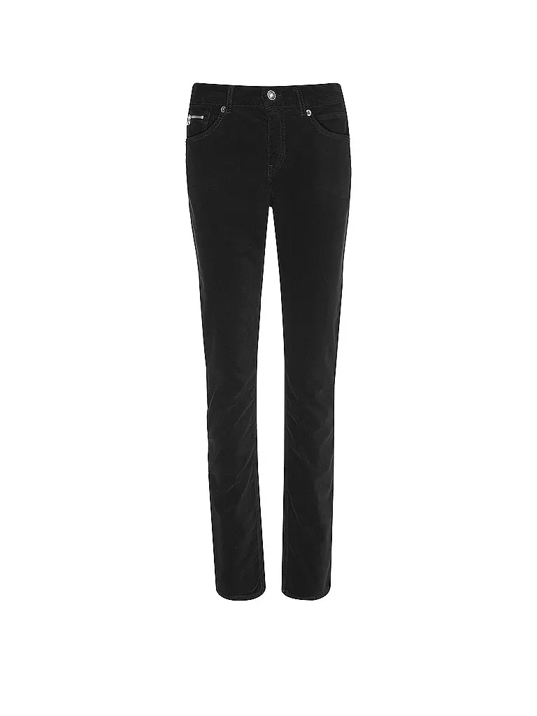MAC Cordhose Slim Fit schwarz