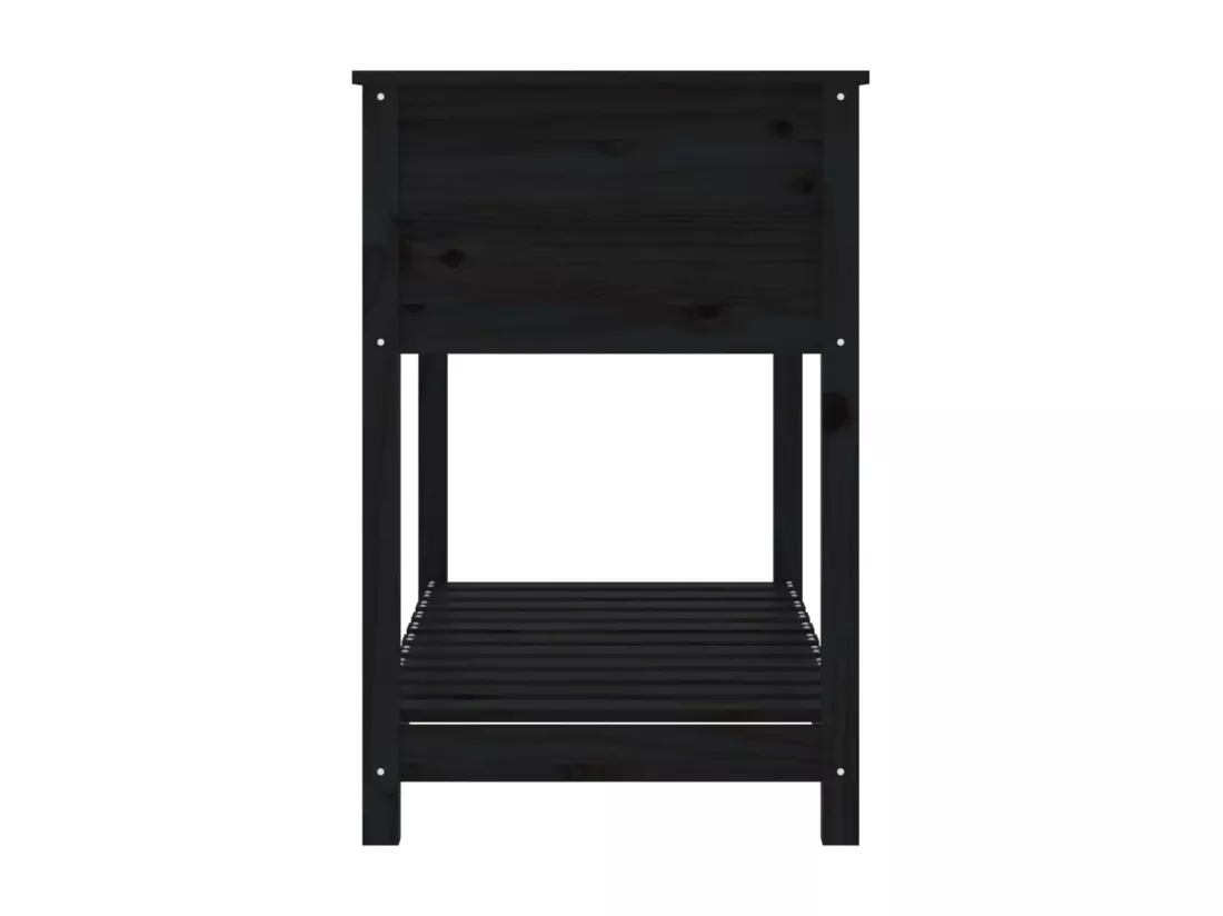 Jardinière bac lit surélevé bois marron 111.5 x 54 x 81 cm 02_0038388
