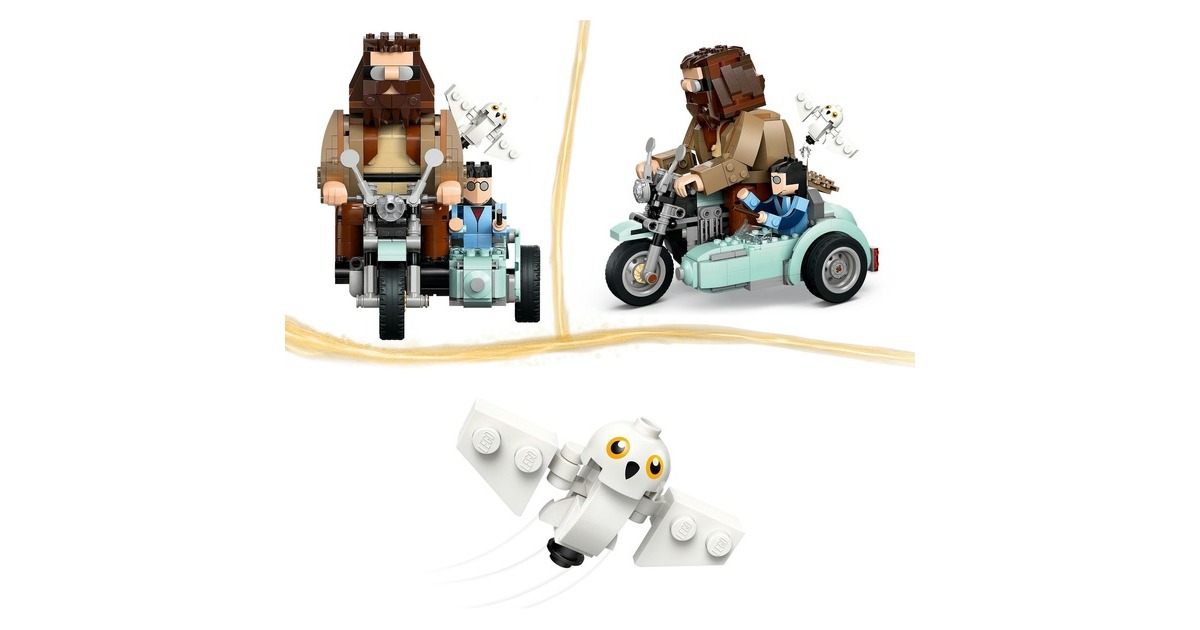 LEGOHarry Potter - Hagrid en Harry's rit op de motor Constructiespeelgoed  (76443)