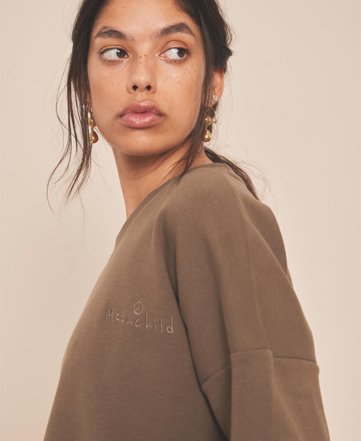 Moonchild Box Sweatshirt Womens Storm