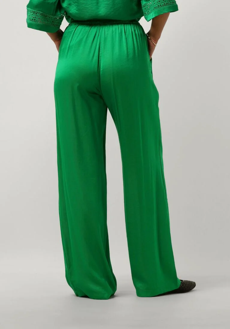 NUKUS groene nukus wijde broek grace pants