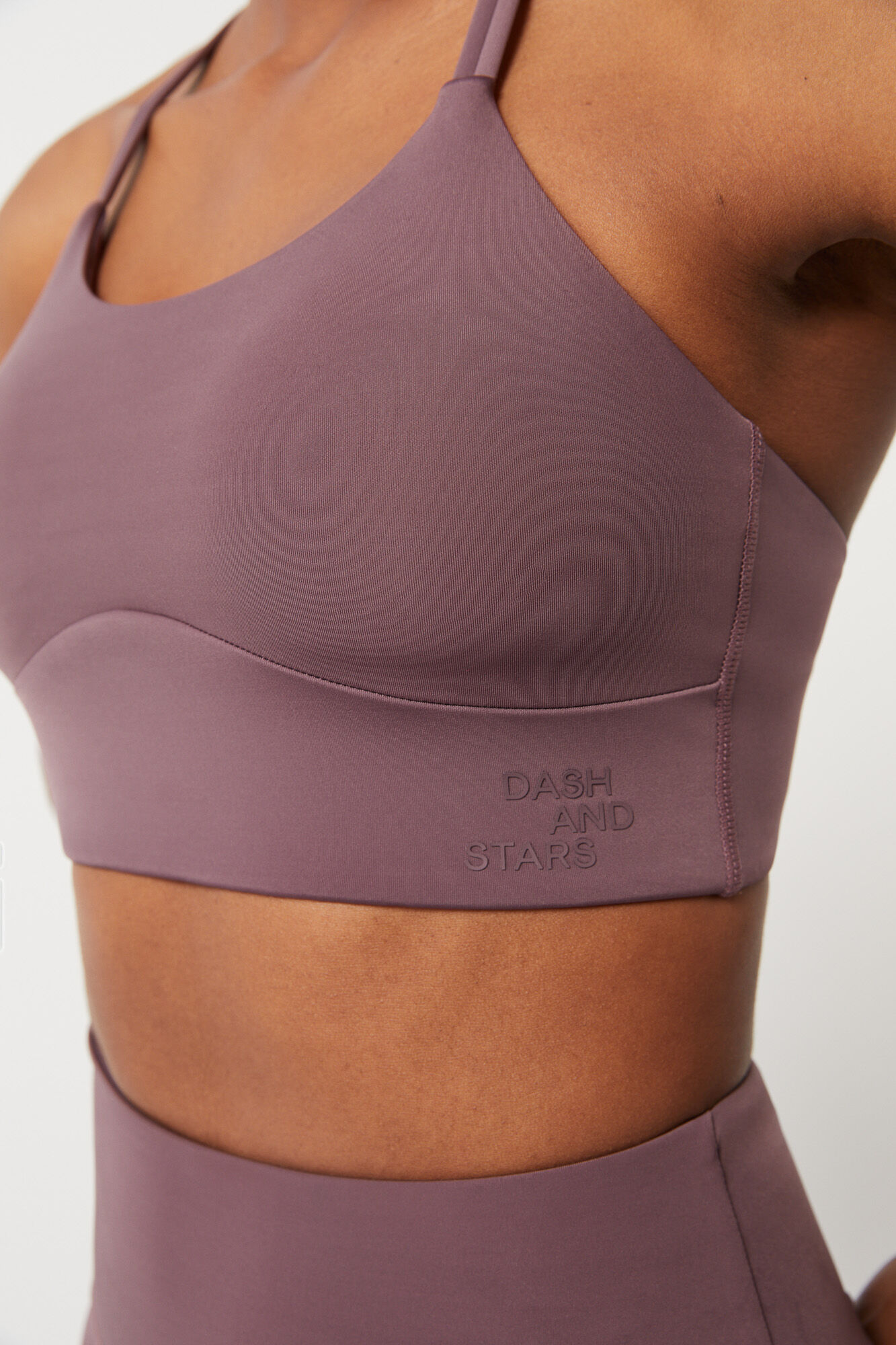 Sutiã esportivo roxo Collagen Feel