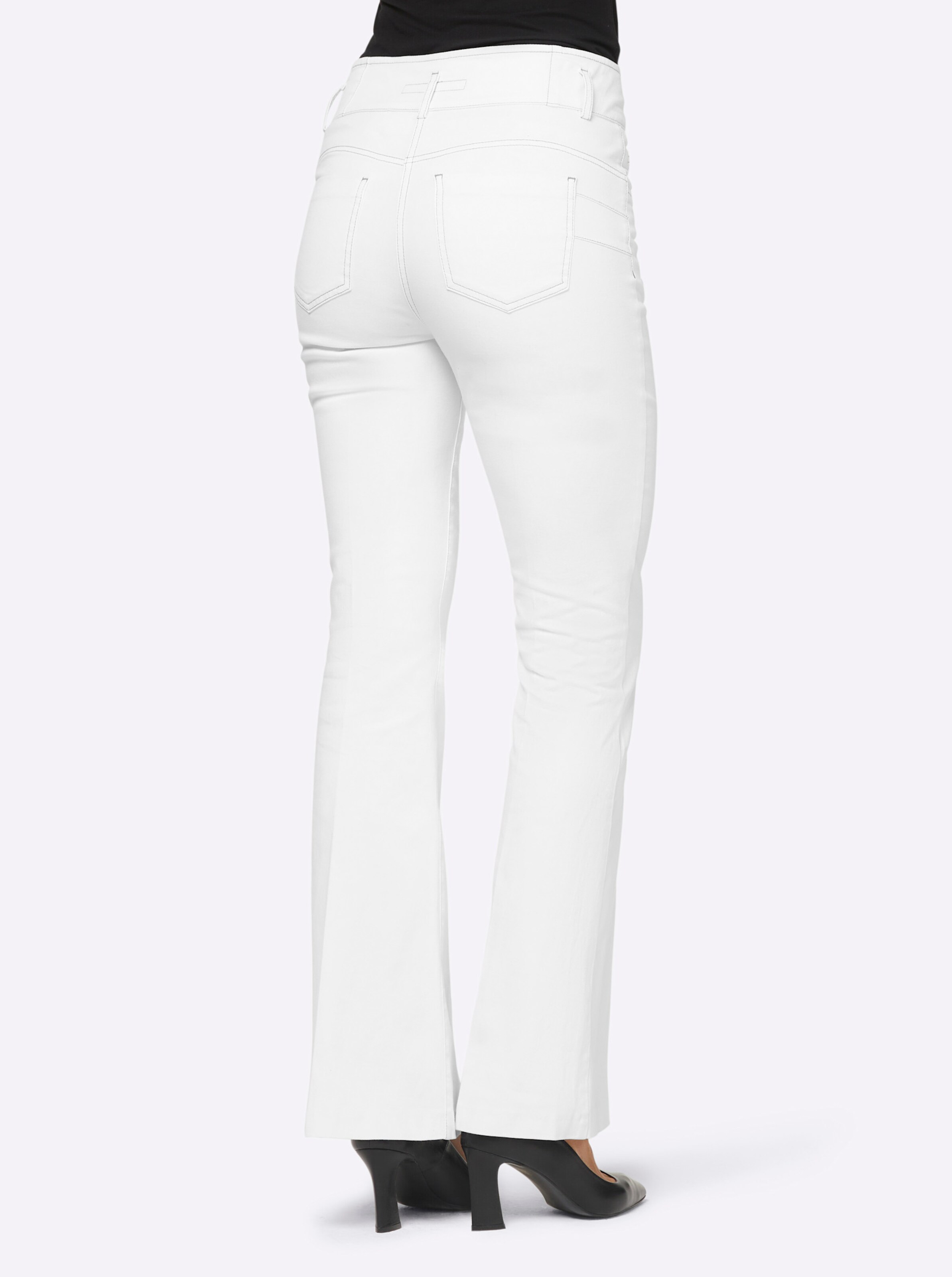 heine Bootcut-Jeans in weiß