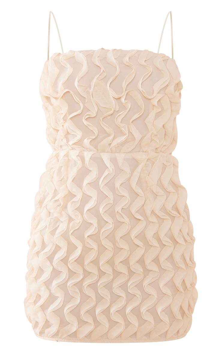 Nude Robe Moulante À Bretelles Spaghetti Effet Texturé