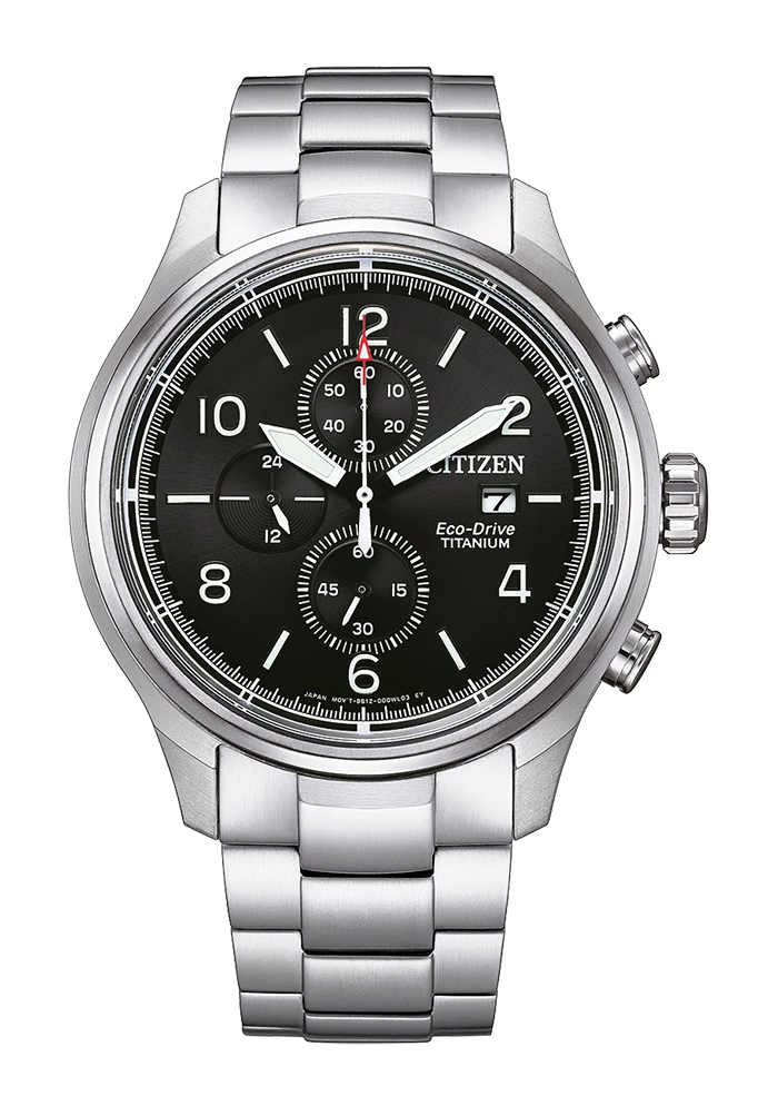 Citizen Eco-Drive Super Titanium Herrenchronograph