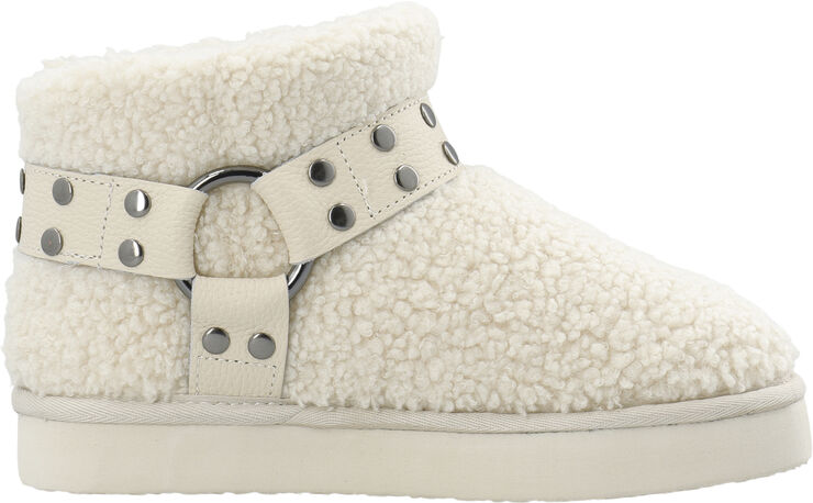 Bianco Varm Flatform Ankle Boot #SU Warm white