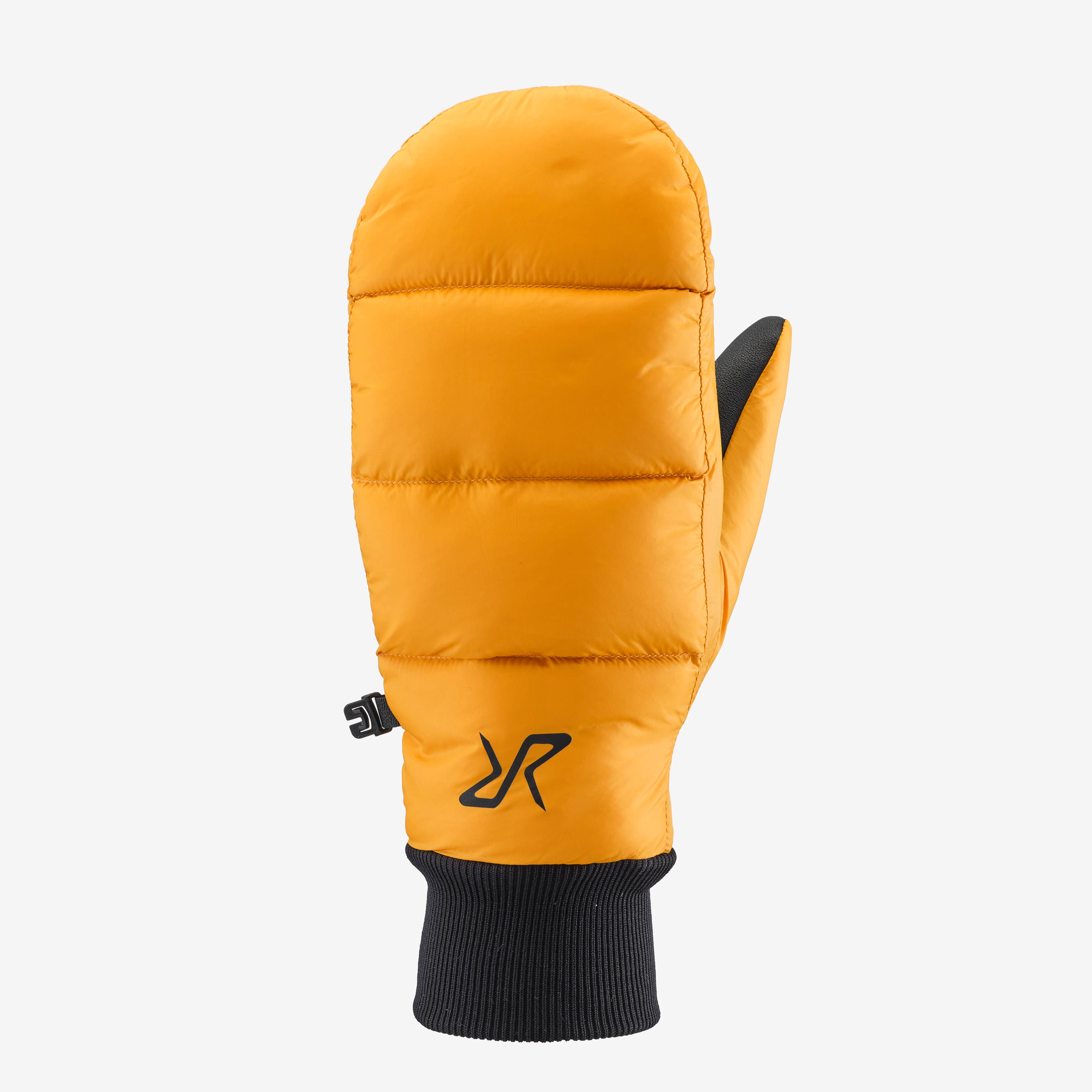 Puffer Mittens  Golden Yellow