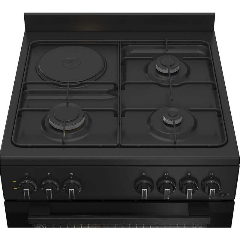 Cuisinière mixte Indesit I6M5PCB Noir